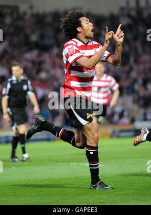 Soccer - Coca-Cola Football League One - Play Off - Deuxième étape - Doncaster Rovers v Southend United - Keepmoat Stadium Banque D'Images