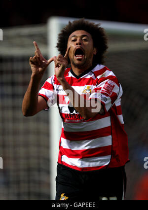 Soccer - Coca-Cola Football League One - Play Off - Semi Final - Doncaster Rovers v Southend United - Keepmoat Stadium Banque D'Images