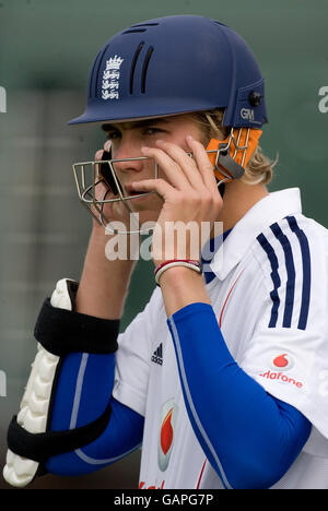 Cricket - Angleterre Session Filets et conférence de presse - Old Trafford Cricket Ground Banque D'Images