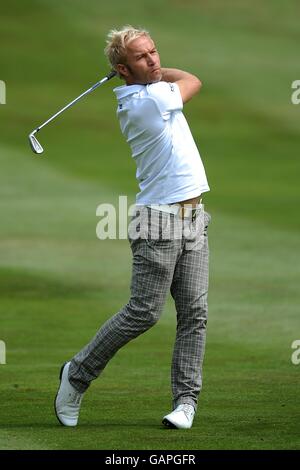 Golf - BMW PGA Championship 2008 - Round One - Wentworth Golf Club - Virginia Water.Per Ulrik Johansson en action au championnat BMW PGA Banque D'Images