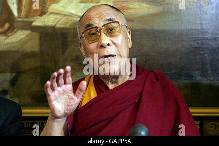 Dalaï Lama en visite au Royaume-Uni Banque D'Images