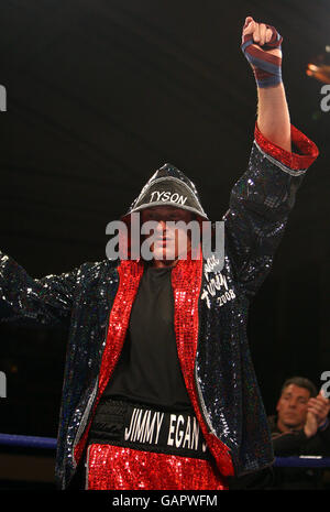 Boxe - La lutte Titre Lightwight - John Murray v Lee McAllister - Robin Park Centre Banque D'Images