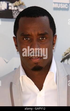 MTV Movie Awards 2008.Sean P.Diddy' Combs arrive aux MTV Movie Awards 2008, Universal Studios, Los Angeles, Californie. Banque D'Images