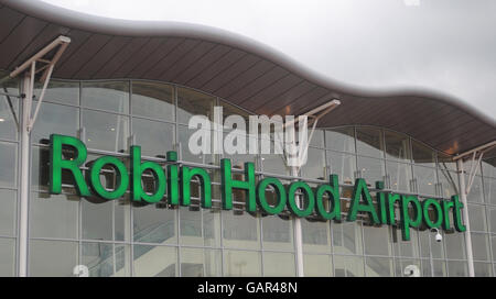 Aéroport Robin Hood.Vue générale de l'aérogare passagers de l'aéroport Robin Hood, Doncaster. Banque D'Images