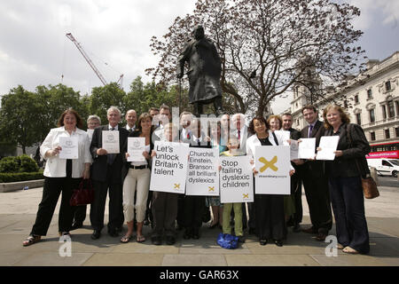 Xtraordinary Personnes Dyslexie Campagne - Londres Banque D'Images