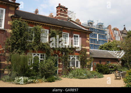 Chelsea Physic Garden anniversaire. Vue générale sur le Chelsea Physic Garden, Londres. Banque D'Images