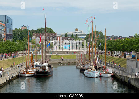 Port de Kiel, Allemagne, Schleswig-Holstein, Allemagne Banque D'Images