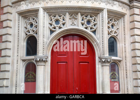 Adams Entrée de l'édifice, Stoney Street ; Lace Market District ; Nottingham ; Angleterre ; UK Banque D'Images