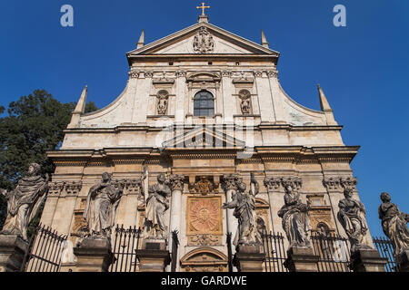 L'Église Saints Pierre et Paul à Cracovie, Pologne. Banque D'Images