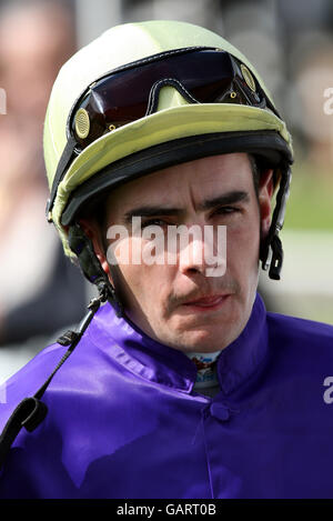 Courses hippiques - 2008 mai Festival - totesport Dante Day - York Racecourse. Fergul Lynch, Jockey Banque D'Images