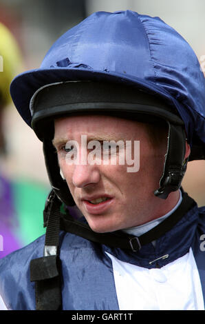 Courses hippiques - 2008 mai Festival - totesport Dante Day - York Racecourse. Paul Hanagan, Jockey Banque D'Images