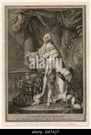 Louis XVI, roi de France ( Hadès-250388-423920) Banque D'Images