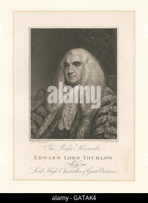 Le très honorable Edward Lord Thurlow, feu Lord High Chancellor of Great Britain ( Hadès-265515-478642) Banque D'Images