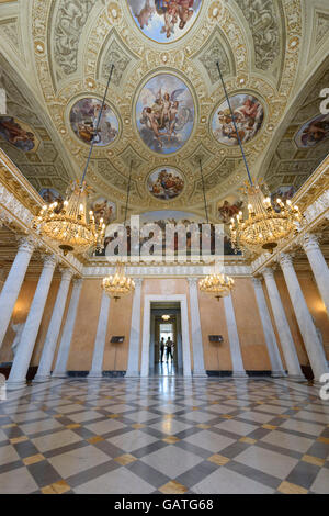 Rome. L'Italie. Villa Torlonia, salle de bal du Casino Nobile. Banque D'Images