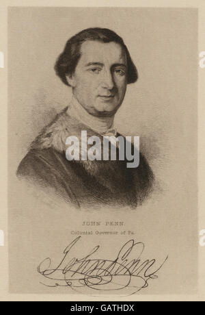 John Penn, gouverneur colonial de Pa ( NYPG94-F42-419831) Banque D'Images