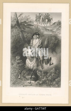Cela fait référence à l'évasion légendaire du général Israel Putnam pendant la guerre d'indépendance américaine à Horse Neck (aujourd'hui Greenwich, Connecticut) en 1779, quand il a évité de justesse la capture par les forces britanniques. Banque D'Images