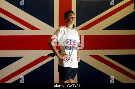 Plongeur Tom Daley pendant la journée de la presse à Central Park pools, Plymouth. Banque D'Images