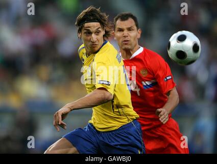 Soccer - Championnat d'Europe de l'UEFA 2008 - Groupe D - Russie / Suède - Stade Tivoli Neu Banque D'Images