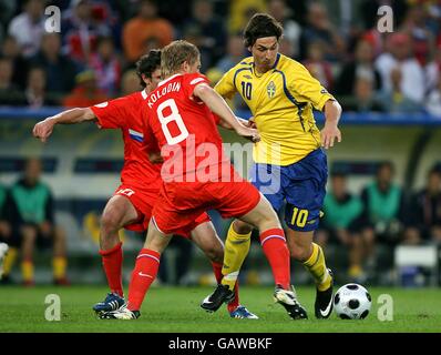 Soccer - Championnat d'Europe de l'UEFA 2008 - Groupe D - Russie / Suède - Stade Tivoli Neu Banque D'Images