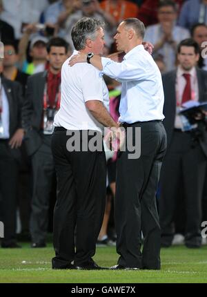 Soccer - Championnat d'Europe de l'UEFA 2008 - Trimestre Final - Holland v Russie - St Jakob-Park Banque D'Images