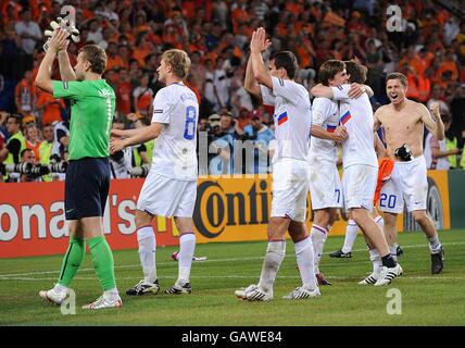 Soccer - Championnat d'Europe de l'UEFA 2008 - Trimestre Final - Holland v Russie - St Jakob-Park Banque D'Images