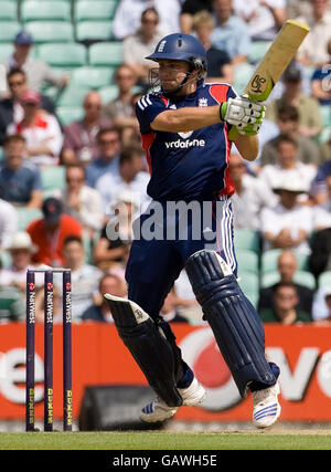 Luke Wright, en Angleterre, est sorti lors de la série NatWest One Day International à The Oval, Londres. Banque D'Images