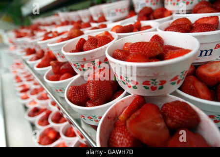 Tennis - tournoi de Wimbledon 2008 - Jour trois - Le All England Club Banque D'Images