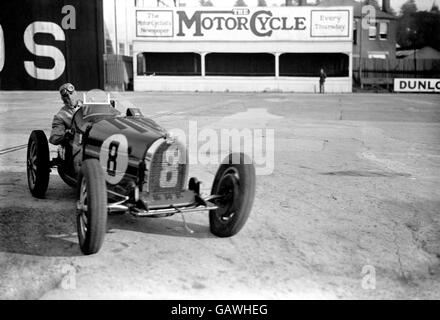 Motor Racing - Tazio Nuvolari - Brooklands Banque D'Images