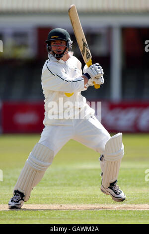 Cricket - Frizzell County Championship - Leicestershire CCC / Middlesex CCC. Dave Brignull de Leicestershire Banque D'Images