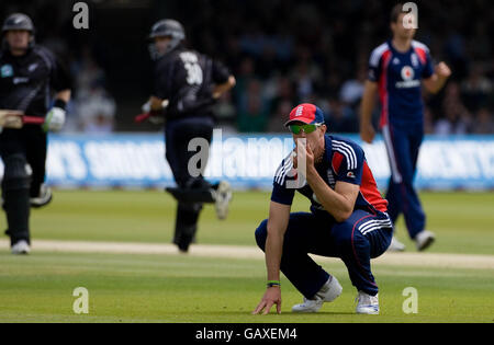 Cricket - série NatWest - Fifth One Day International - Angleterre / Nouvelle-Zélande - Lord's.Le capitaine d'Angleterre Kevin Pietersen pendant la NatWest Series One Day International à Lord's, Londres. Banque D'Images