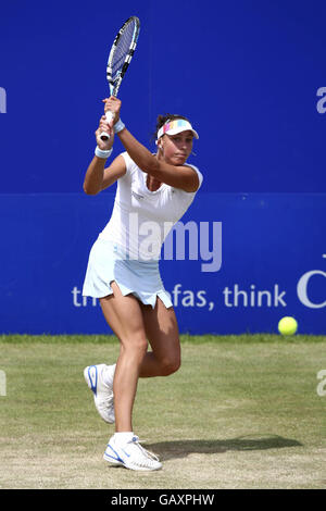 Tennis - le DFS Classic 2008 - septième jour - Edgbaston Priory Club.Yanina Wickmayer en Belgique lors de la finale du DFS Classic au Edgbaston Priory Club de Birmingham Banque D'Images