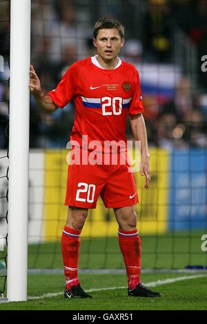 Football - Championnat d'Europe de l'UEFA 2008 - Groupe D - Russie / Suède - Stade Tivoli Neu. Igor Semshov, Russie Banque D'Images