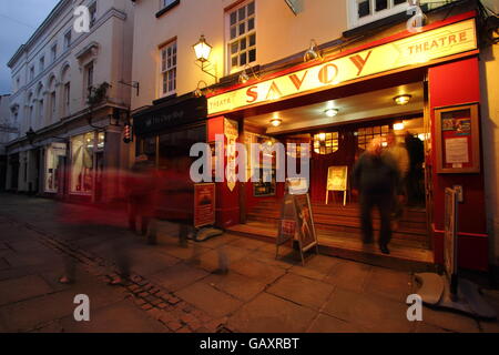 Le Savoy Theatre de Monmouth, au Pays de Galles. Banque D'Images