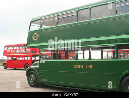 Ligne Verte Routemaster Bus Rally Coasch à Cobham Banque D'Images