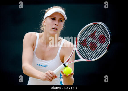 Tennis - tournoi de Wimbledon 2008 - Jour sept - Le All England Club Banque D'Images