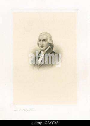 Samuel Osgood était un homme politique et homme d'affaires américain, premier ministre des postes des États-Unis de 1789 à 1791. Il a joué un rôle important dans le développement du système postal américain. Banque D'Images