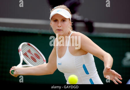 Tennis - tournoi de Wimbledon 2008 - Jour sept - Le All England Club Banque D'Images