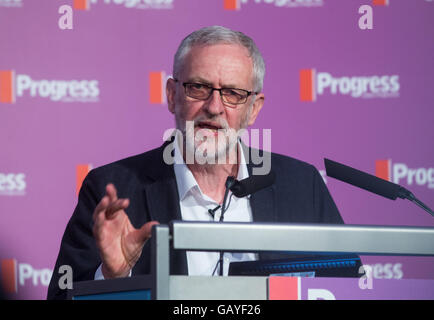 Leader du travail,Jeremy Corbyn,la parole lors d'un événement à Londres Banque D'Images