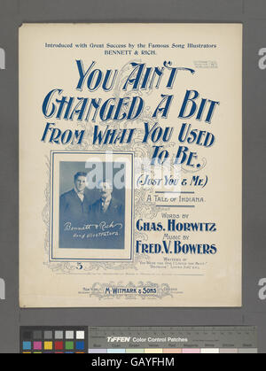 L'expression « vous n'avez pas changé un peu de ce que vous étiez » reflète un sentiment de nostalgie ou de reconnaissance de quelqu'un qui n'a pas changé au fil du temps. Cela pourrait être utilisé dans le contexte des relations personnelles ou du développement du caractère. Banque D'Images