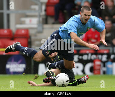 Soccer - Friendly - v Wolverhampton Wanderers - Wrexham Racecourse Ground Banque D'Images