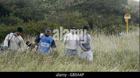 Golf - Open 2008 Championnat - Pratique - Jour 3 - Royal Birkdale Golf Club Banque D'Images