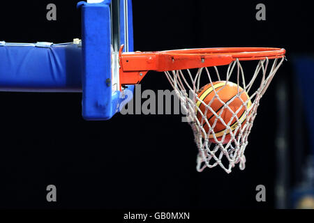 Le basket-ball en fauteuil roulant - Coupe du monde paralympique Visa 2008 - SportCity - Manchester Banque D'Images