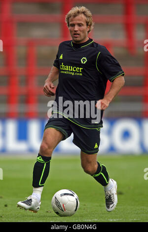 Soccer - Friendly - v Wolverhampton Wanderers - Wrexham Racecourse Ground Banque D'Images