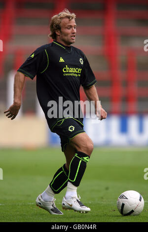 Soccer - Friendly - v Wolverhampton Wanderers - Wrexham Racecourse Ground Banque D'Images