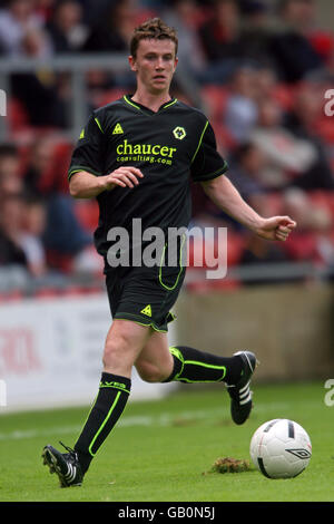 Soccer - Friendly - v Wolverhampton Wanderers - Wrexham Racecourse Ground Banque D'Images