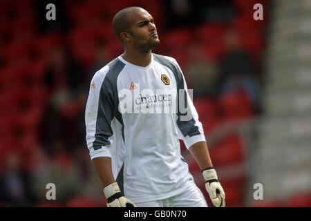 Soccer - Friendly - v Wolverhampton Wanderers - Wrexham Racecourse Ground Banque D'Images