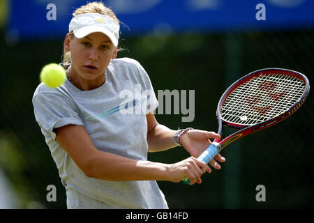 Tennis - DFS Classic - Birmingham.Anna Kournikova pendant la pratique Banque D'Images