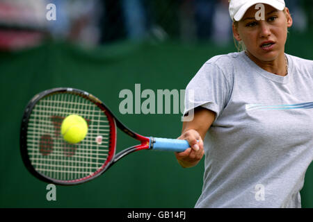 Tennis - DFS Classic - Birmingham.Anna Kournikova pendant la pratique Banque D'Images