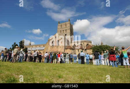 Anniversaire de Tewkesbury Inondations Banque D'Images