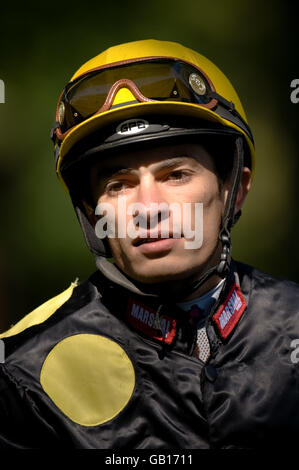 Les courses de chevaux - Family Fun Raceday - Haydock Park Banque D'Images